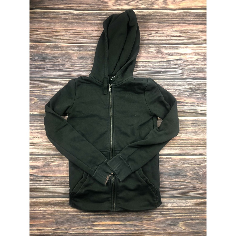 Adidas Womens Size XS Black Full Zip Hoodie Sweater Sweatshirt